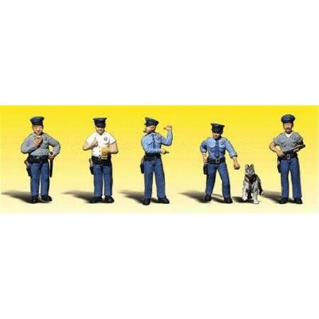 WOODLAND SCENICS N Policemen Figures WOO2122